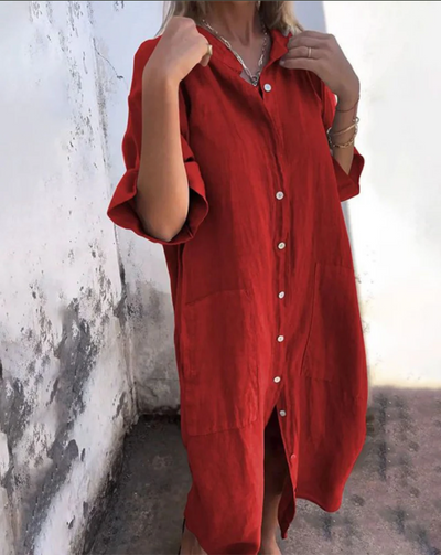 Melody | Ibiza Style Casual Shirt Dress