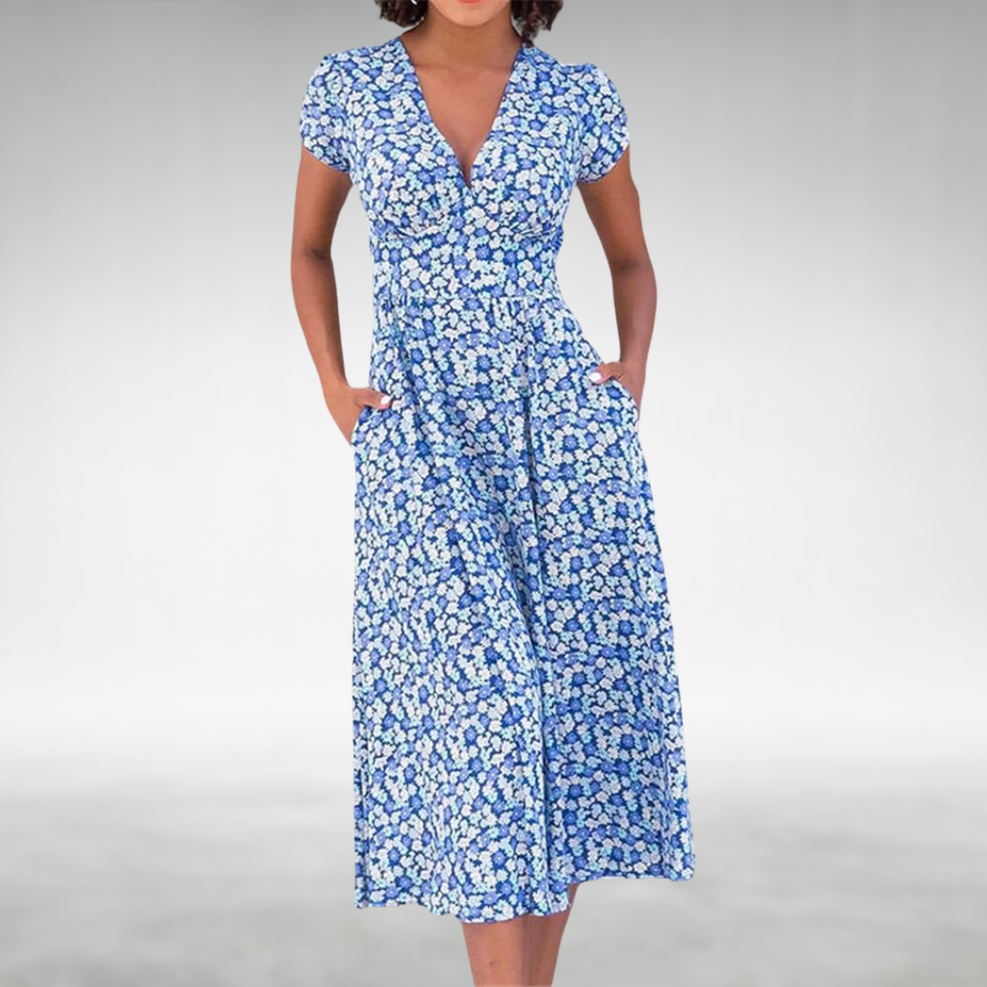 Jade™ – Elegant Midi Dress