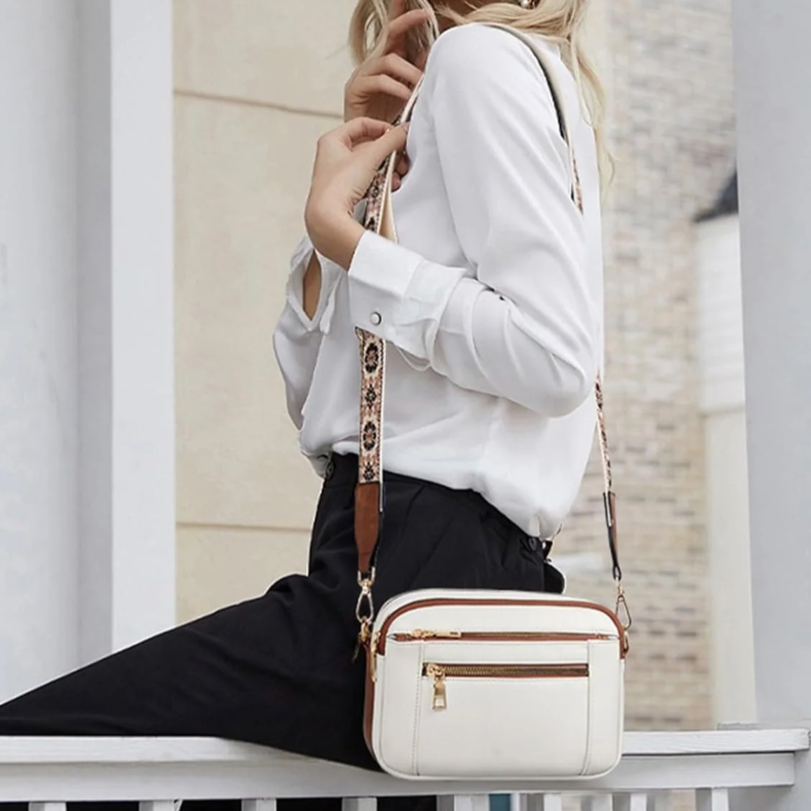 Floréa | Refined Leather Shoulder Bag