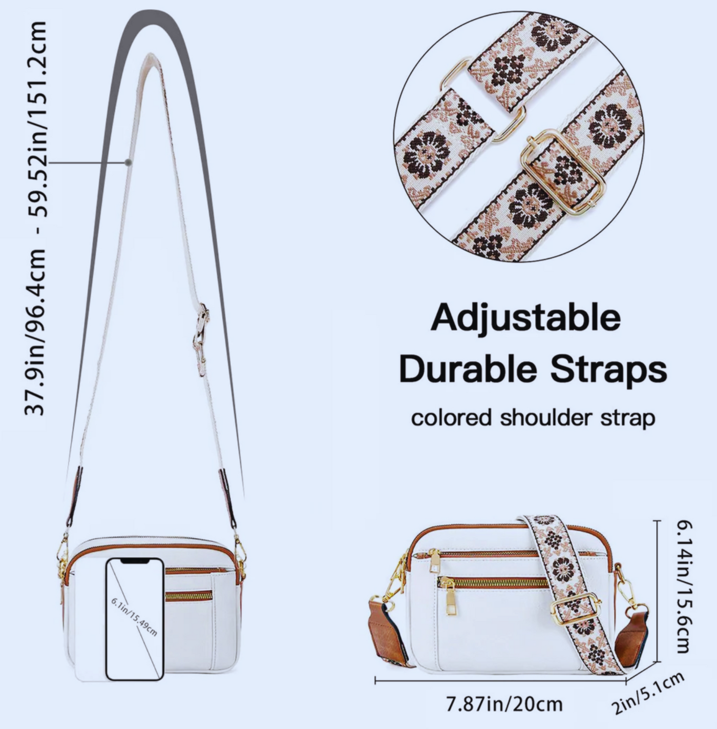 Floréa | Refined Leather Shoulder Bag