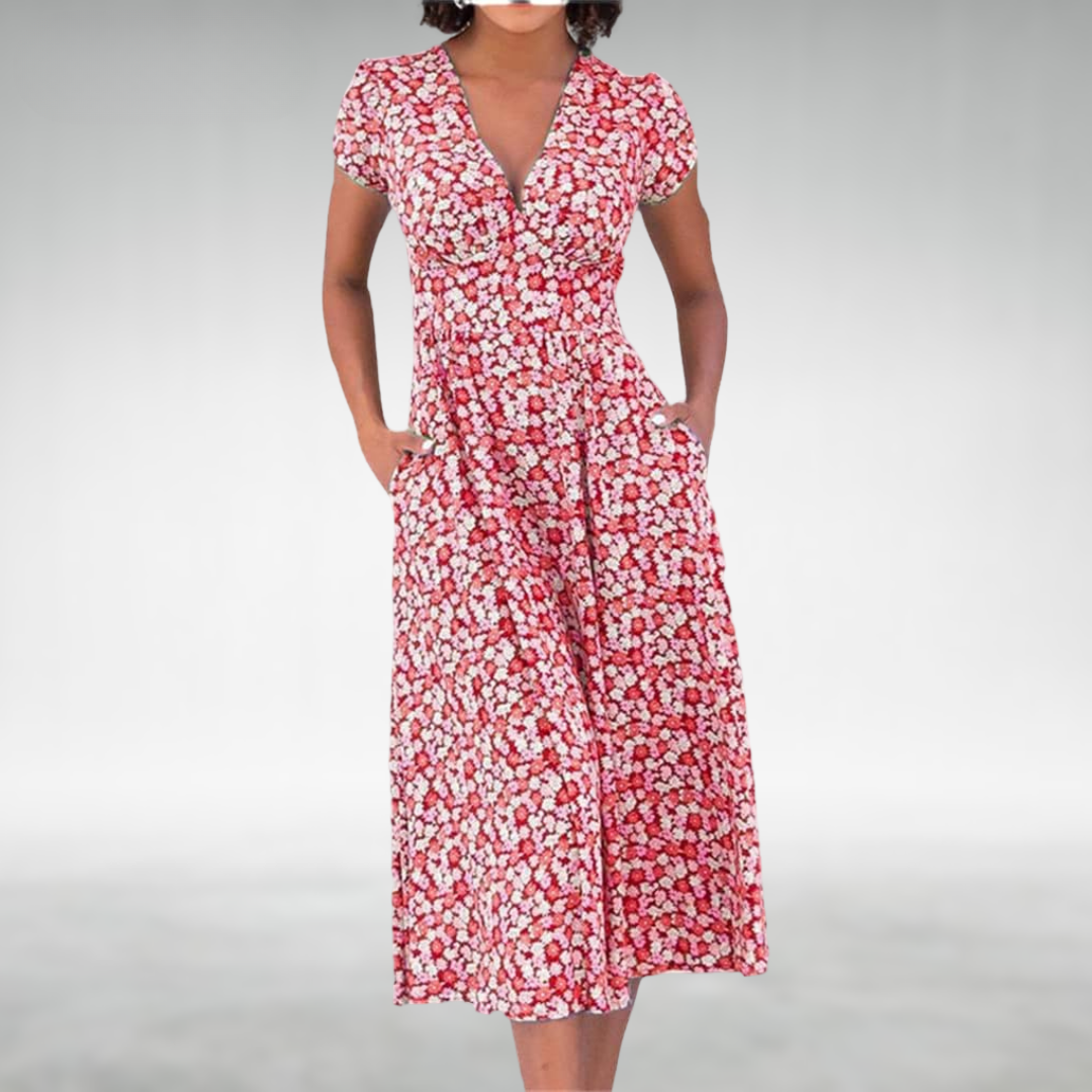 Jade™ – Elegant Midi Dress