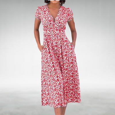 Jade™ – Elegant Midi Dress