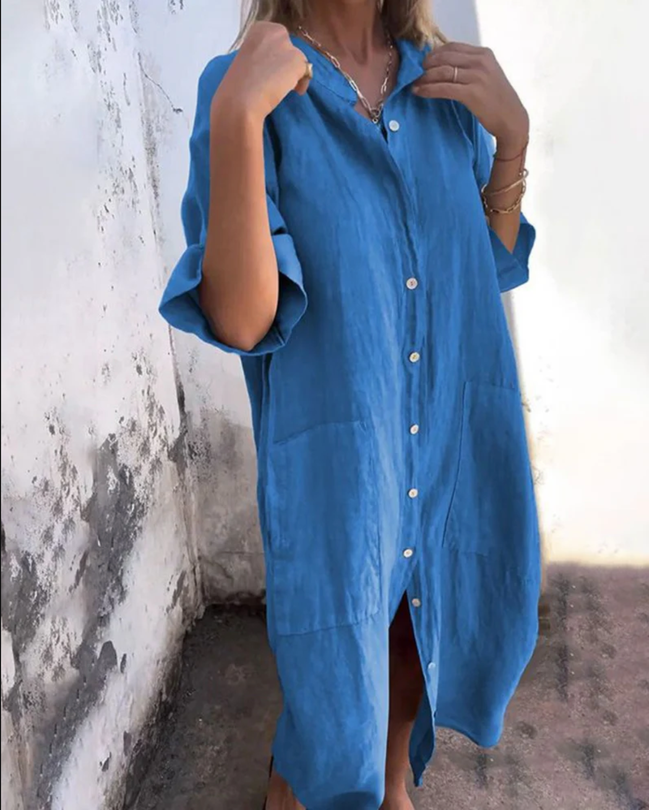 Melody | Ibiza Style Casual Shirt Dress