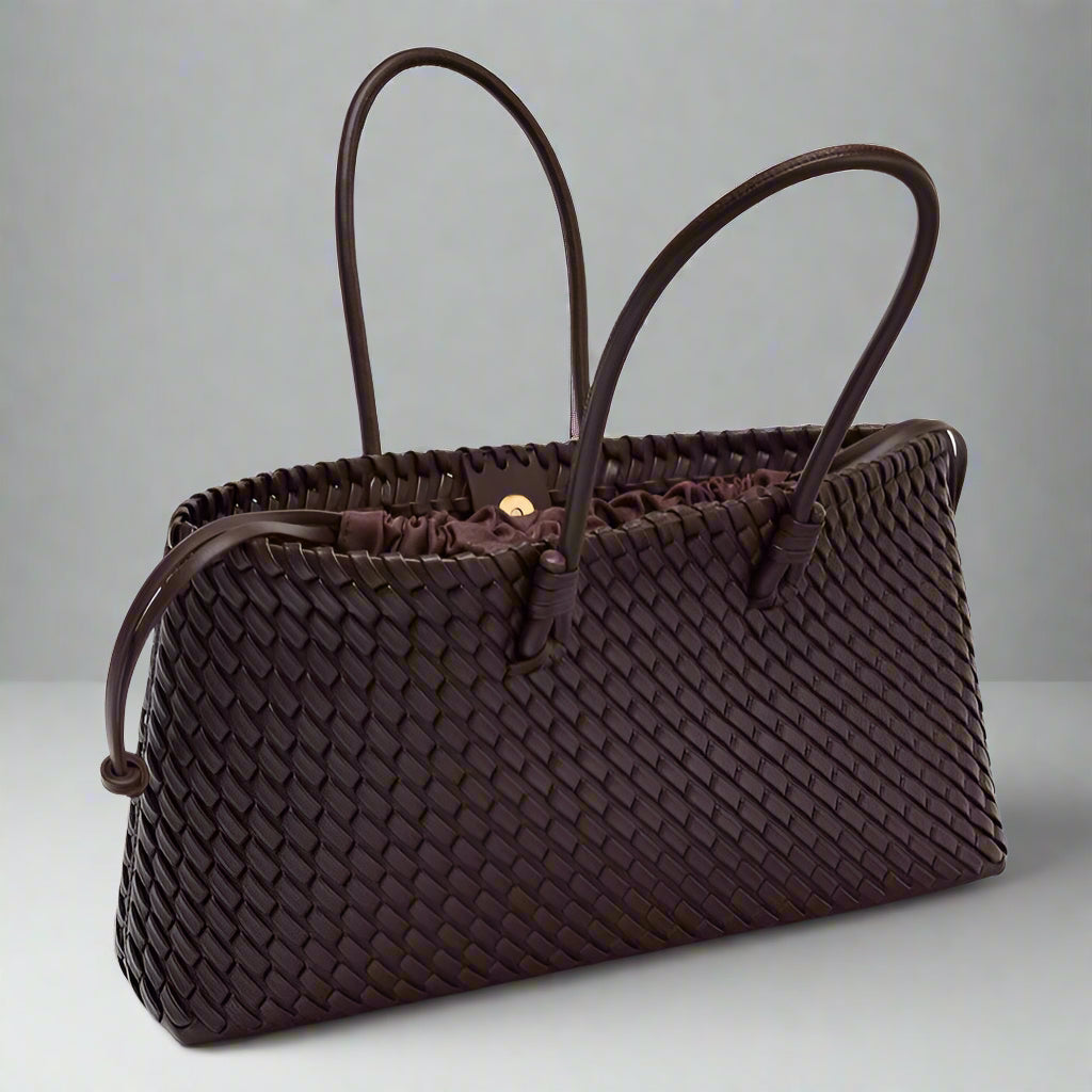 Arvilla Woven Leather Handbag