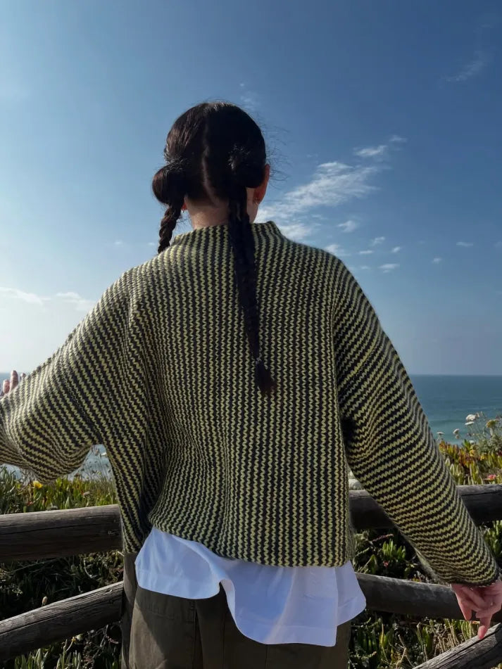 Natalie Gem-Button Cardigan