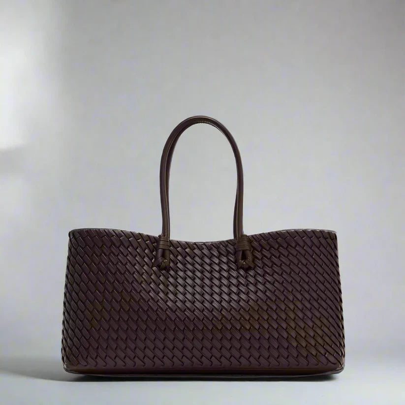 Arvilla Woven Leather Handbag