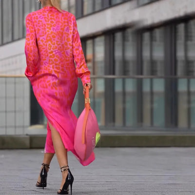 Leona | Vibrant Leopard Maxi Dress