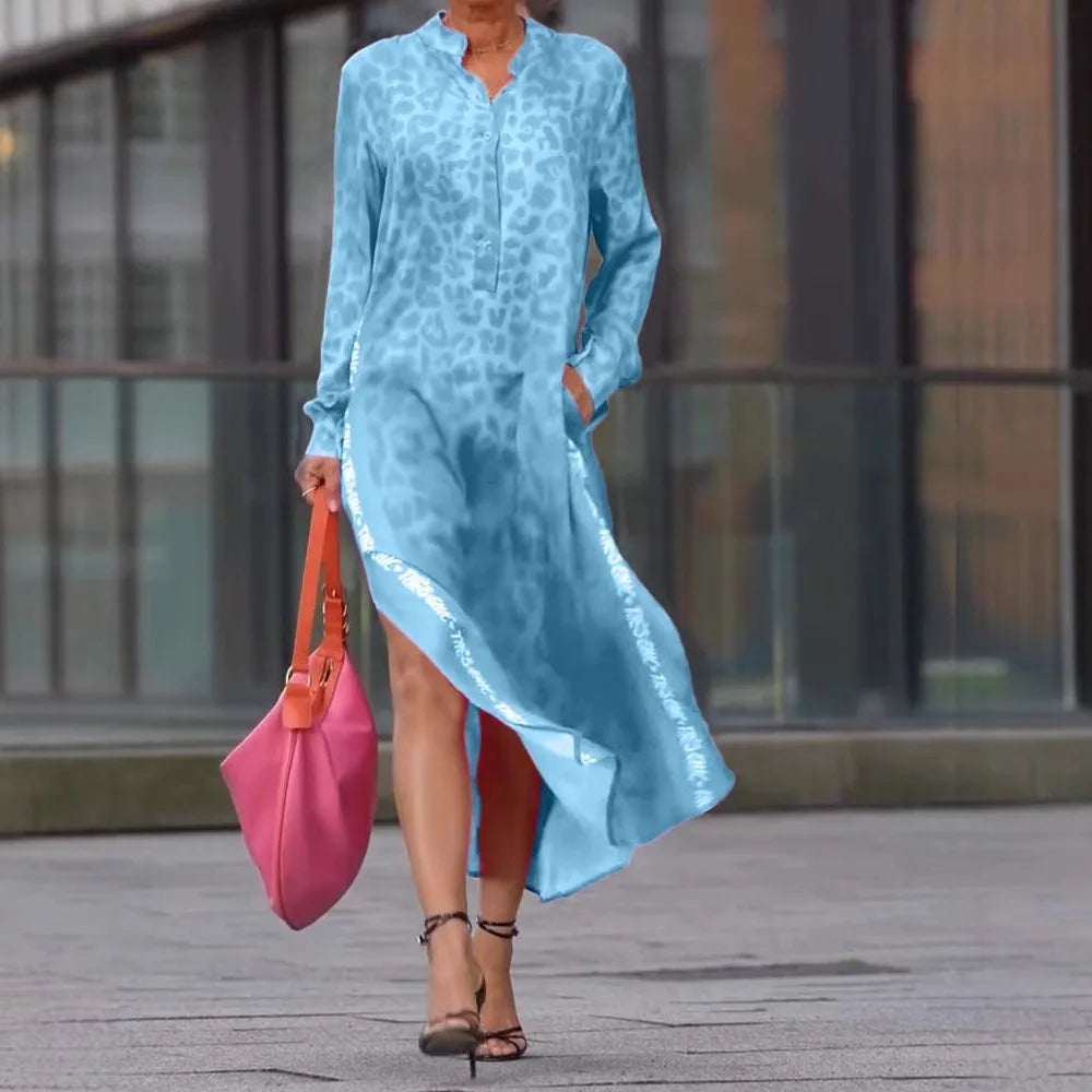 Leona | Vibrant Leopard Maxi Dress