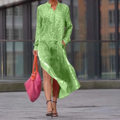 Leona | Vibrant Leopard Maxi Dress