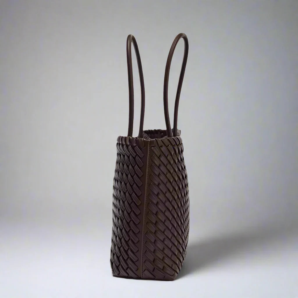 Arvilla Woven Leather Handbag