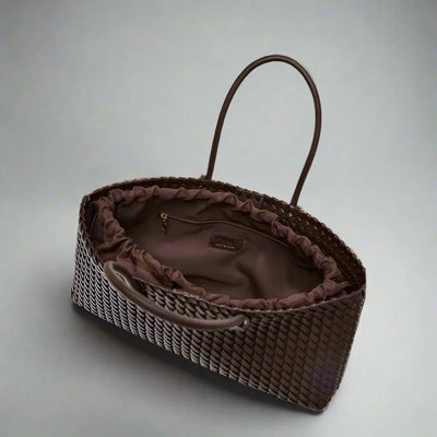 Arvilla Woven Leather Handbag